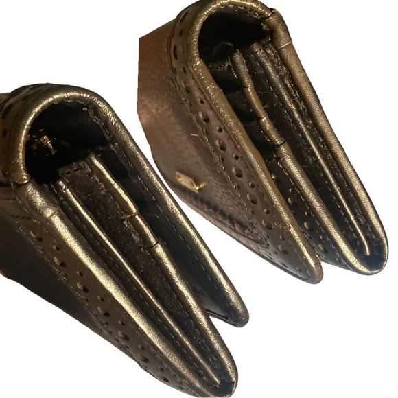 BURBERRY Pebbled Leather Long Wallet, Brown, 7.5”x4” x 1” - Picture 8 of 10